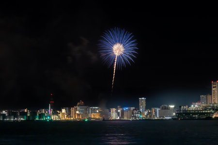 Wacshoi Million Summer Festival Eve Festival Fireworks Festival 2022の写真素材