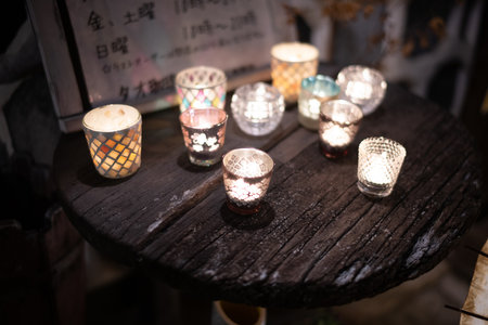 Yamaga Lantern Roman 2023 Garaz Container Lanternの写真素材