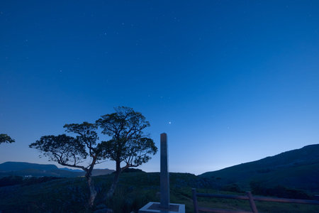 Dusk at Hiraodai in early summer, Fukuoka Prefecture, Japan