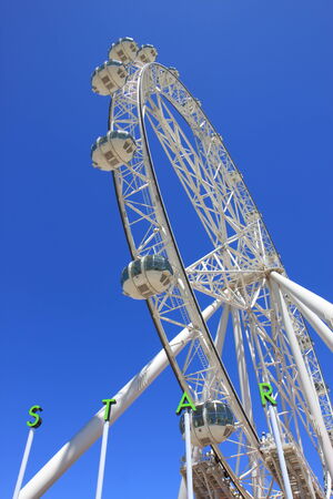 Melbourne Australia- January 26,2014 Melbourne star observation wheelのeditorial素材