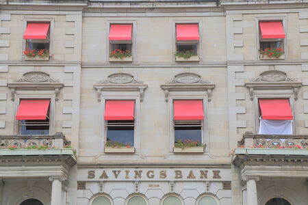 Former Savings Bank building in Hobart downtownのeditorial素材