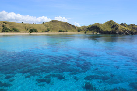 Beautiful island in Sumbawa Indonesia の写真素材