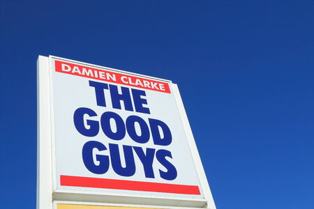 MELBOURNE AUSTRALIA - APRIL 25, 2014  The Good Guys Australia  The Good Guys is a chain of consumer electronics retail stores in Australia and New Zealand founded in 1952  のeditorial素材