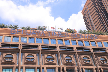 Kuala Lumpur Malaysia - 25 May, 2014  Gigantic BERJAYA Times Square department store hosting over 1000 retail shops, 1200 luxury service in Kuala Lumpur Malaysia  のeditorial素材