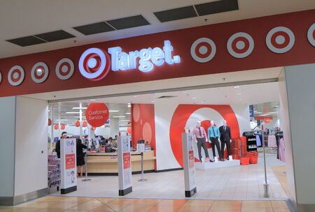 Melbourne Australia - August 23, 2014: People shop at Target department store. のeditorial素材