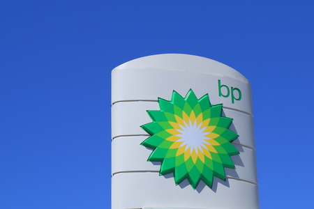 Melbourne Australia - December 13, 2014: BP, British multinational oil and gas company.のeditorial素材