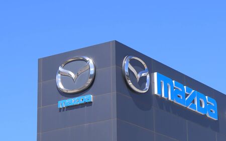 Melbourne Australia - March 1, 2015: Mazda Motor car manufacturerのeditorial素材