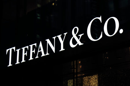 Tokyo Japan - May 9, 2015: Tiffany and Co fashion brand.