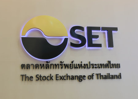 Bangkok Thailand - April 22, 2015: Stock Exchange of Thailand in Bangkok.のeditorial素材