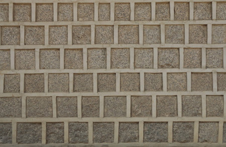 Korean traditional architecture wallの写真素材