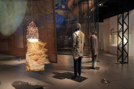 Hong Kong - November 11, 2016: Hong Kong Heritage Museum. Hong Kong Heritage Museum is a museum of history art and culture in Sha Tin.のeditorial素材