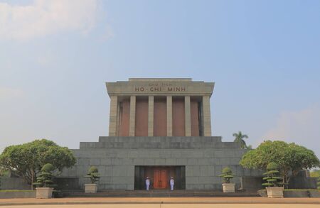 Ho Chi Minh Mausoleum Hanoi Vietnamのeditorial素材