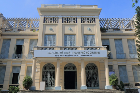Fine Arts Museum of Ho Chi Minh City Saigon Vietnamのeditorial素材