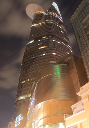 Ho Chi Minh City Vietnam - Novrember 26, 2016: Bitexco Tower. Bitexco Tower is a 68 storey 262.5 m...