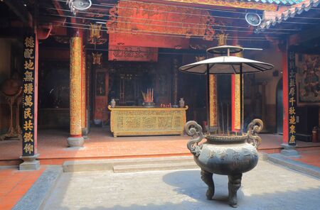 Chua Ong Bon temple in Chinatownのeditorial素材