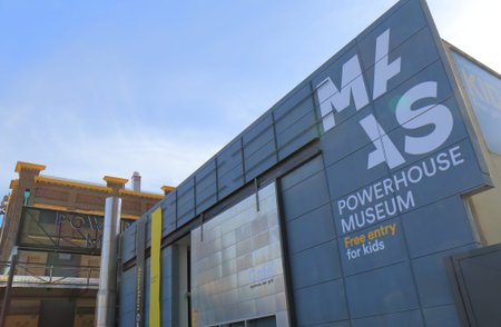 Sydney Australia - May 30, 2017: Powerhouse museum in Sydney Australia. Powerhouse museum is the major branch of the Museum of Applied Arts & Sciences in Sydney.のeditorial素材