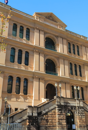 Sydney Australia - May 31, 2017: Sydney hospital in Sydney Australia. Sydney hospital s the oldest hospital in Australia dating back to 1789のeditorial素材