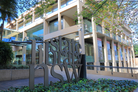 Sydney Australia - May 31, 2017: Historical architecture of the State Library NSW in Sydney Australia.のeditorial素材