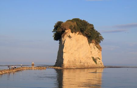 Mitsukejima island landscape in Suzu Ishikawa Japanの写真素材