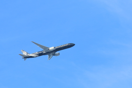 Melbourne Australia - July 2, 2017: Air New Zealand air plane. Air New Zealand is the national airline and flag carrier of New Zealand.のeditorial素材