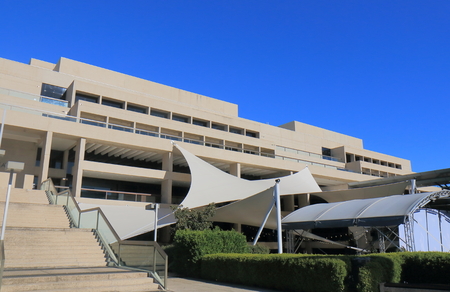 Brisbane Australia - July 8, 2017: Queensland Performing Arts Centre Brisbane Australia. Queensland Performing Arts Centre Brisbane is part of the Queensland Cultural Centre located in Southbank.のeditorial素材