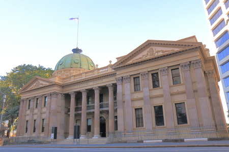 Custom House Historical architecture cityscape Brisbane Australiaのeditorial素材