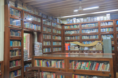 Mumbai India - October 12, 2017: Mani Bhavan Gandi Museum displays history of Mahatma Gandhi in...