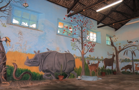 Pokhara Nepal - November 8, 2017: Annapurna Natural History Museum in Pokhara Nepal.のeditorial素材