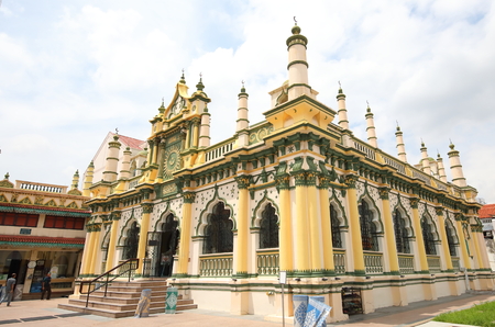 Singapore-November 16, 2018: Abdul Gafoor Mosque Singaporeのeditorial素材
