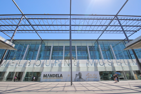 Melbourne Australia - December 1, 2018: Unidentified people visit Melbourne museum in Melbourne Australiaのeditorial素材