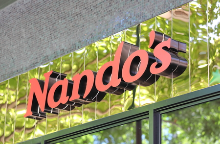 Melbourne Australia - December 1, 2018: Nandos restaurantのeditorial素材