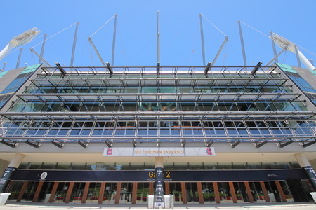 Melbourne Australia - December 1, 2018: MCG Melbourne Cricket ground stadium Melbourne Australiaのeditorial素材