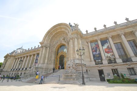 Paris France - May 23, 2019: People visit Petit Palais Paris Franceのeditorial素材