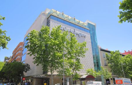 Madrid Spain - May 28, 2019: El Corte Ingles shopping mall Serrano Madrid Spainのeditorial素材