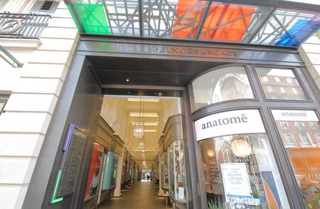 London England - June 1, 2019: Princes Arcade shopping street London UKのeditorial素材