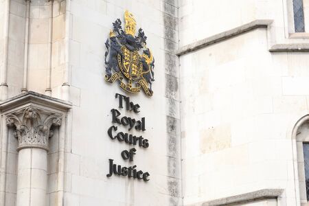 London England - June 2, 2019: Royal Courts of Justice London UKのeditorial素材