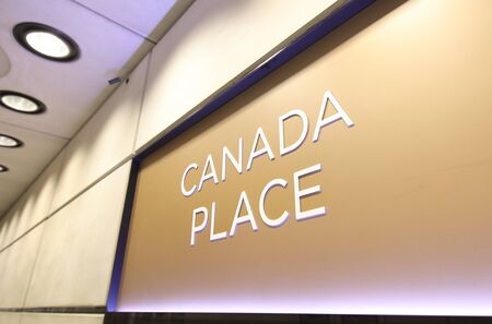 London England - June 2, 2019: Canada Place shopping mall Docklands London UKのeditorial素材