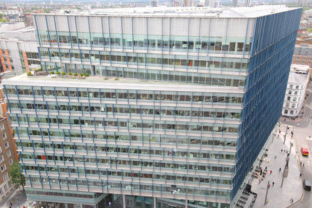 London England - June 5, 2019: London South bank downtown office london UK