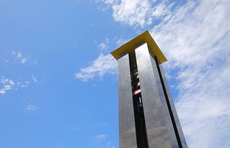 Berlin Germany - June 8, 2019: Carillon bell tower Berlin Germanyのeditorial素材