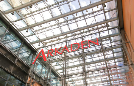 Berlin Germany - June 8, 2019: Arkaden shopping mall Berlin Germany