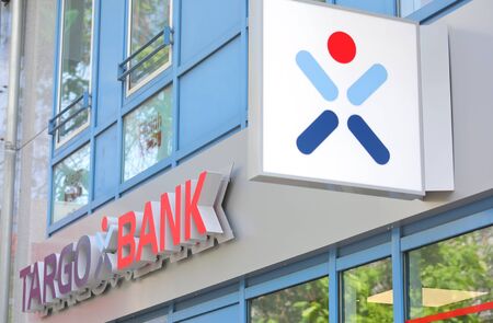 Berlin Germany - June 9, 2019: Targobank German bank Germanyのeditorial素材