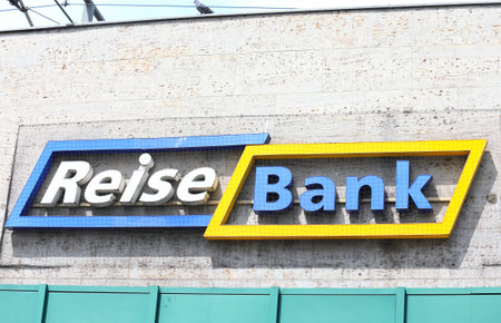 Berlin Germany - June 10, 2019: ReiseBank Germanyのeditorial素材