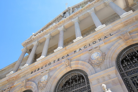National library Madrid Spainのeditorial素材