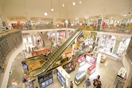Rome Italy - June 16, 2019: People visit Coin department store Rom Italyのeditorial素材