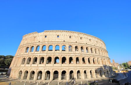 Colosseum historical building Rome Italyの写真素材