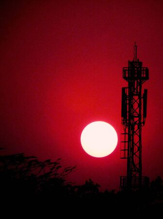 Sun Setの写真素材