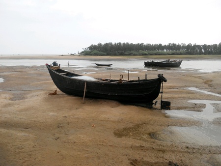Indian Fishing  boatの素材