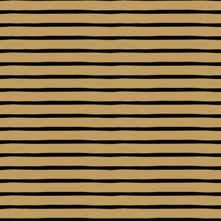 Seamless vector pattern with golden stripes on the black background.のイラスト素材