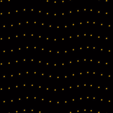 Stars seamless striped dark pattern. golden starry background. Celestial print, textile, fabric, digital paper. vector illustrator. abstract design.のイラスト素材