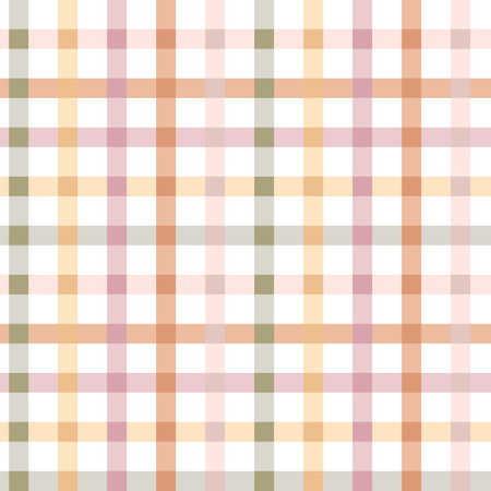 Spring plaid seamless pattern. Easter checkered repeat background. Vector gentle textureのイラスト素材